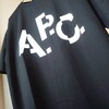 A.P.C（アーペーセー）×エディフィスのデカロゴTシャツを購入　これはダサくないロゴドンだ、きっと。