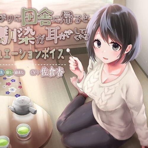 【同人ASMRレビュー】久しぶりに田舎に帰ると幼馴染が耳かきしてくれるシチュエーションボイス【佐倉杏】
