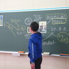 上幌向中学校の授業を参観しました。