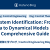 System Identification: From Data to Dynamical Models — A Comprehensive Guide