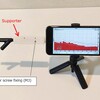 iMM-6用にLightning-3.5 mmヘッドフォンジャックアダプタのサポーター作製