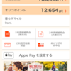 クレジットカード払いで１％以上ポイント還元できます！