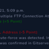 LetsDefend level 1 alert 	SOC135 - Multiple FTP Connection Attempt event-id 72
