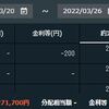 【トライオートETF】2022年3月第4週の実現損益は-271,700円でした【実際の画面】