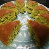 炊飯器で抹茶ケーキ