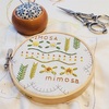 刺繍キット〈ミモザ〉と過去作品☆