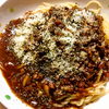 ミートソースパスタ