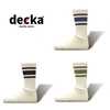 ミドル丈のスケーターソックス decka Quality socks デカ  80’s Skater Socks 2nd Collection