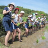 生雲小学校田植え