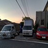 今日も夜明け前に自宅を出発します。荷捌きを