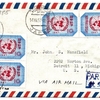 国際連合加盟　航空書状