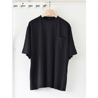 COMOLI ウール天竺半袖Tシャツ(ボーダー) - get ready