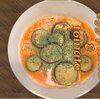 茄子と生姜とトマトのスープ素麺