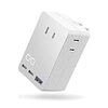 CIO 壁挿し 電源タップ Polaris CUBE WALL USB PD 65W タイプC [CIO独自技術 NovaIntelligence搭載] USBタップ コンセント 急速充電 iPhone Android Macbook iPad Galaxy S23 Ultra ホワイト