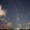 雷雲の中に天の川　@西尾市一色 20240825