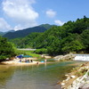 亀山市の大和橋小公園がとても素敵な水遊び場だった