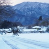 今朝の雪景色。