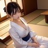 【妄想ストーリー】夏の終わり、君と過ごす部屋。浴衣姿の君に見とれて、時間が止まった。