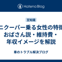 ミニクーパー乗る女性の特徴｜おばさん説・維持費・年収イメージを解説