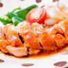鶏の照り焼き＆れんこんと赤ピーマンのサラダ