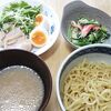 9月24日の昼ごはん（塩タレつけ麺＆鶏ハム）