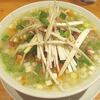 すずらん(渋谷)唐辛子麺+ネギ