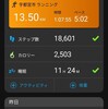 体調不良なので軽めのジョグで