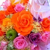 Spring Color Basket bouquet