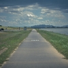遠賀川沿い遊歩道　福岡県遠賀郡水巻町猪熊