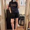 コーデ記録。エジプト土産のヒエログリフTシャツ【2025/06/28 34°/23° 晴れ】
