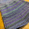 ブルガリアスカート④3目ゴム編み、やっと半分！