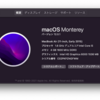 MacBook Air Early 2015 に macOS Monterey が降ってきました