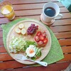【週末ブランチ】電子レンジで作るポーチドエッグでお洒落なブランチ