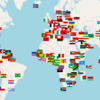 Leaflet を使って国連加盟国の国旗を地図に表示する