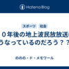 ５０年後の地上波民放放送はどうなっているのだろう？？？