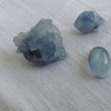 青水晶の日々-1　青電気石入り水晶、緑閃石入り水晶