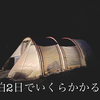 1泊2日のキャンプでいくらかかるのか改めて計算してみた