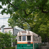 岡崎公園と京都市電