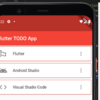 android studio+vscode で flutter 触ってみた