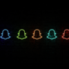 Snapchat neon icon