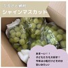 【ふるさと納税】シャインマスカットの皮をむく娘とおすすめの日用品