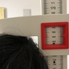 午後21時40分ごろの身長測定
