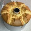 バレンタインデーの用意をしていなかったのでシフォンケーキを久しぶりに焼いたら冷やす時間を忘れていました