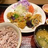 夕飯は大戸屋のさばの竜田揚げ定食