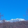 蓼科ブルーと雪景色