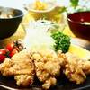 ♪鶏のから揚げ＆きのことさつま芋のご飯♪