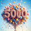 このブログのアクセス数が５０００回もいったよ！感謝！