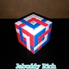 ルービックキューブで模様を作りました！　Rubik's Cube art design