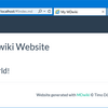 IISにMDwikiをホストする