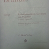 ブラームス　パガニーニの主題による変奏曲　イ短調　作品35/Brahms Variationen uber ein Thema von Paganini a-moll Op.35